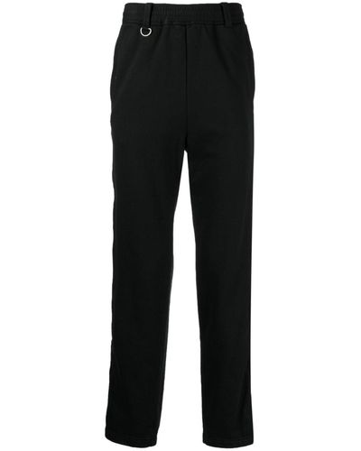 Undercover Logo-patch Straight-leg Trousers - Black