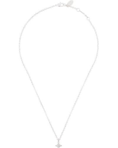 Vivienne Westwood Collier à petit pendentif - Blanc