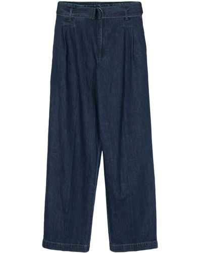 Polo Ralph Lauren Drop-crotch Wide-leg Jeans - Blue
