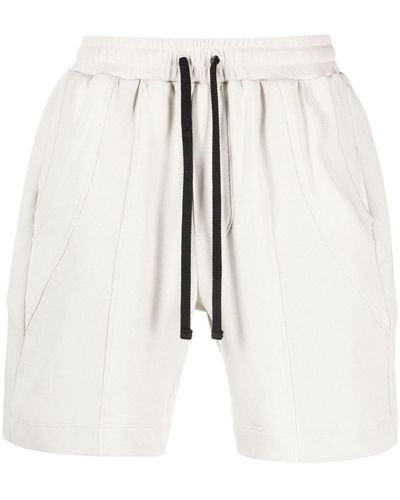 Styland X Notrainproof Drawstring Organic Cotton Shorts - White
