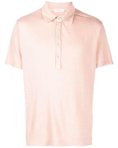 Boglioli Short-sleeved Polo Shirt - Pink