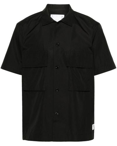 Sacai Thomas Mason Cotton Shirt - Black