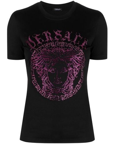 Versace メドゥーサ Tシャツ - ブラック
