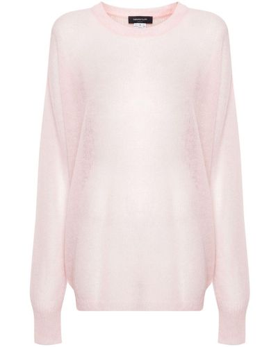 Fabiana Filippi Drop-shoulder Brushed Sweater - Pink