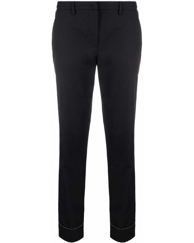 Fabiana Filippi Straight-leg Wool Pants - Black