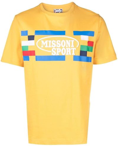 Missoni Logo-print T-shirt - Yellow