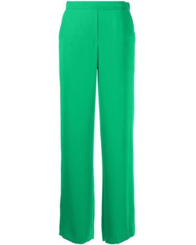 P.A.R.O.S.H. Pantalon droit à taille élastiquée - Vert