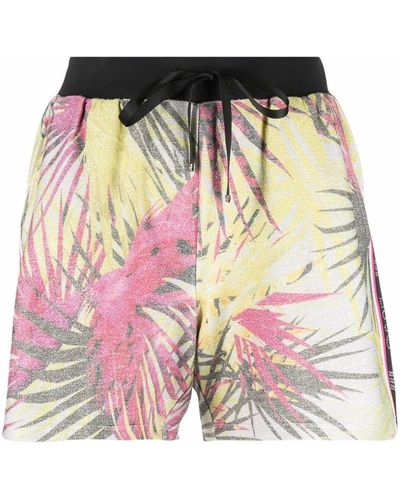 Liu Jo Tropical-print Shorts - Yellow