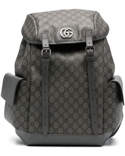 Gucci Medium Gg Supreme Ophidia Backpack - Multicolour
