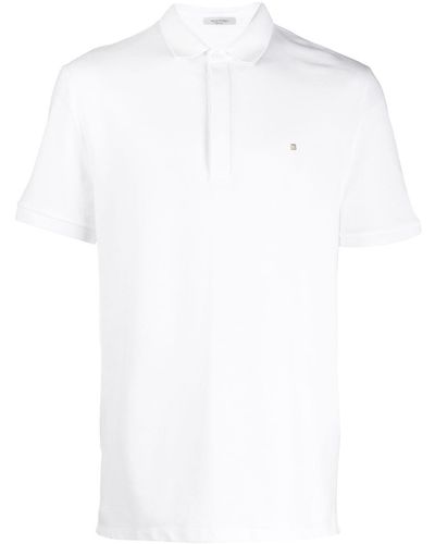 Valentino Garavani Rockstud Appliqué Polo Shirt - White