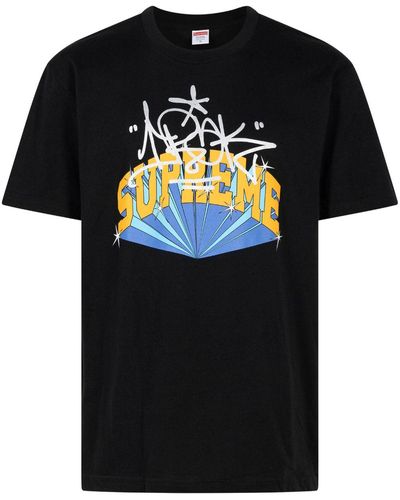 Supreme Irak Arc Cotton T-shirt - Black