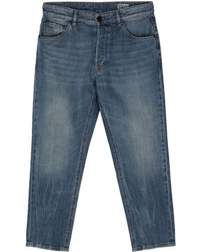 PT Torino Mid-rise Straight-leg Jeans - Blue