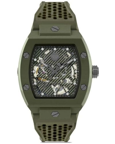 Philipp Plein The $keleton Ecoceramic 44mm 腕時計 - グリーン