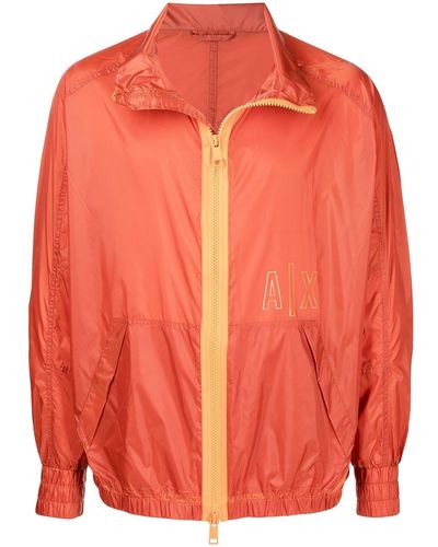Armani Exchange Jacke mit Reißverschluss - Orange