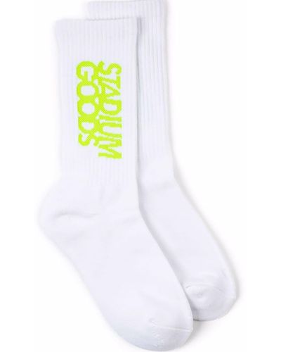 Stadium Goods Glow in the Dark Socken - Weiß