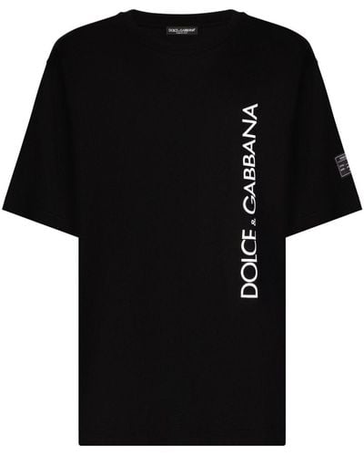 Dolce & Gabbana コットンジャージーtシャツ - ブラック