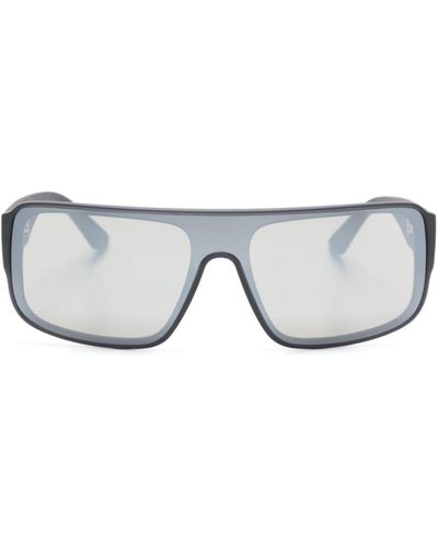 Karl Lagerfeld Sonnenbrille mit Shield-Gestell - Grau