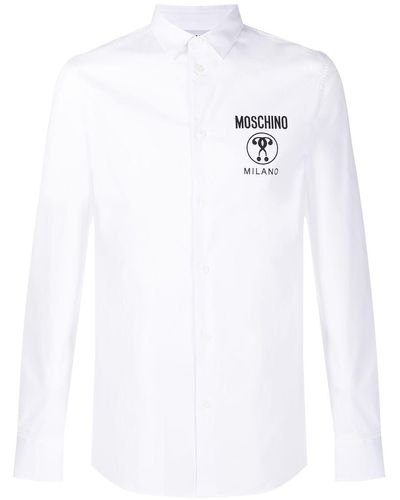 Moschino ロゴプリント シャツ - ホワイト