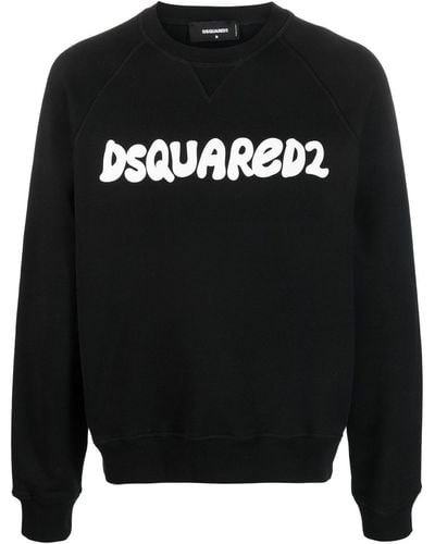 DSquared² ロゴ スウェットシャツ - ブラック