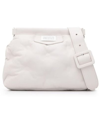 Maison Margiela Petit sac porté épaule Glam Slam Classique - Blanc