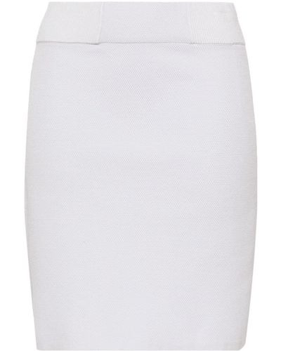 Claudie Pierlot Maniabis Knitted Skirt - White