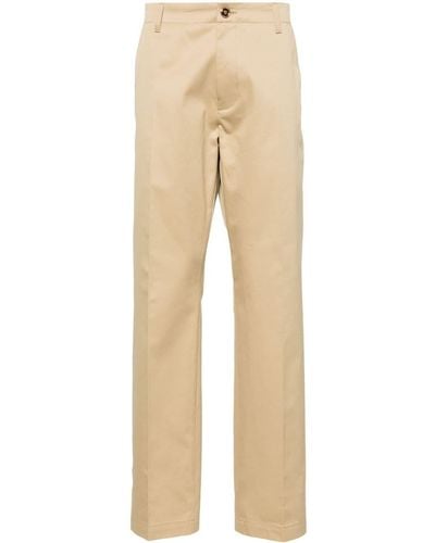 Versace Pantalones chinos de talle medio - Neutro