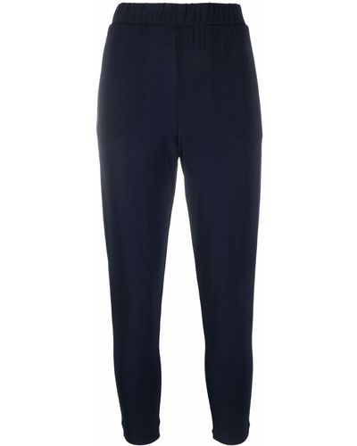 Le Tricot Perugia Pantaloni slim crop - Blu