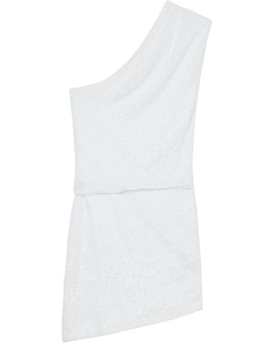 IRO Haidi One Shoulder Mini Dress - White