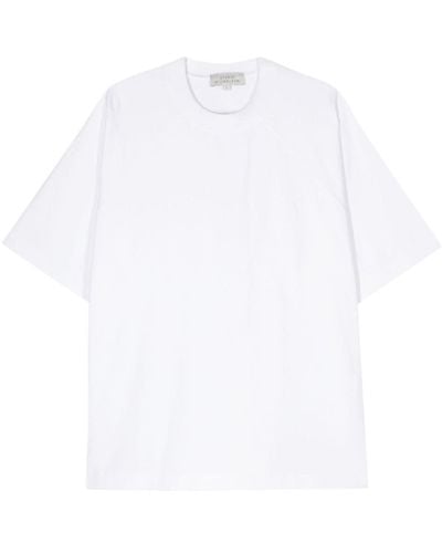 Studio Nicholson T-Shirt mit Logo-Print - Weiß