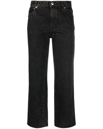 A.P.C. Vaqueros Sailor estilo capri - Negro