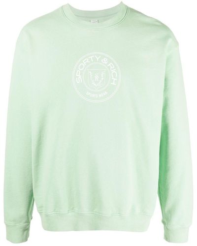 Sporty & Rich Monaco Sweatshirt - Grün