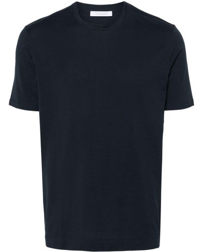 Cruciani T-Shirt aus Baumwollgemisch - Blau