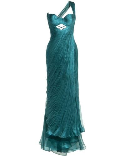 Maria Lucia Hohan Claudine One-shoulder Gown - Green