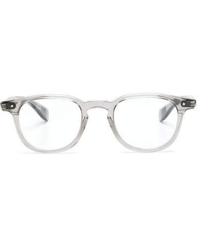 Eyevan 7285 スクエア眼鏡フレーム - グレー