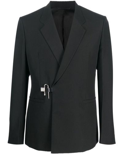Givenchy U-lock Wool Blazer - Black
