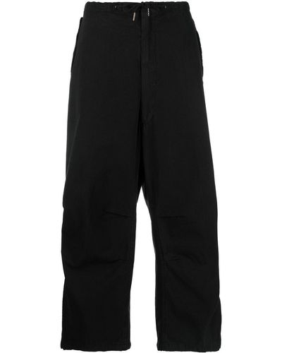 DARKPARK Pantalon ample à taille basse - Noir