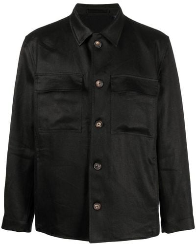 Lardini Camisa de manga larga - Negro