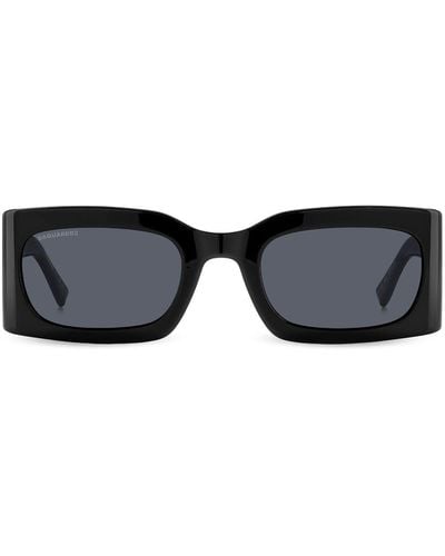DSquared² Hype Rectangle-frame Sunglasses - Black