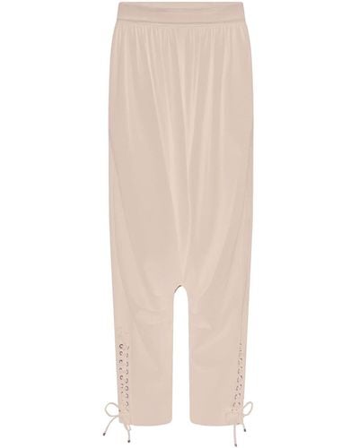 Rabanne Drop-crotch Trousers - Natural