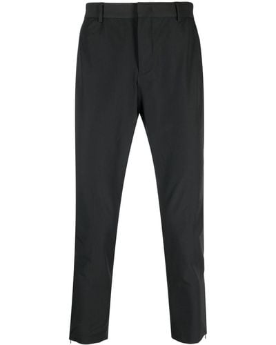 PT Torino Ankle-zip Cropped Pants - Grey