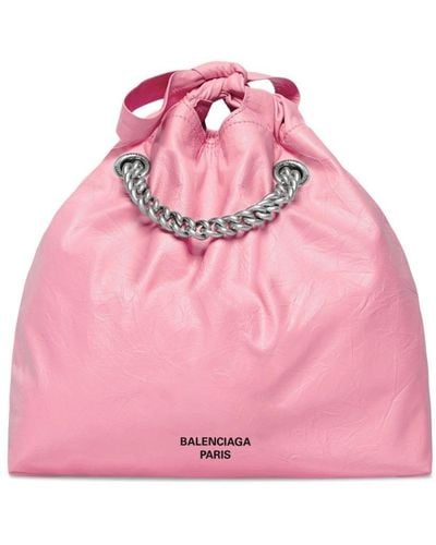 Balenciaga Crush Shopper - Roze