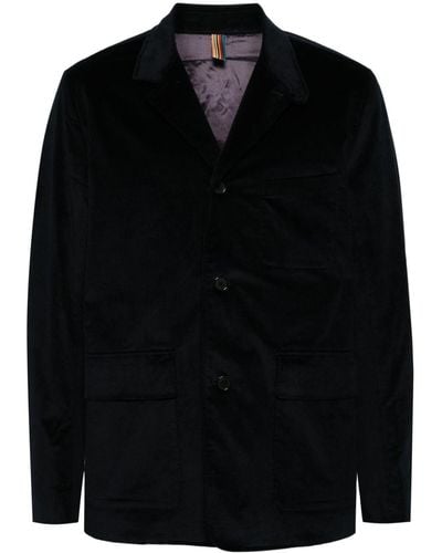 Paul Smith Button-down Corduroy Shirt Jacket - Black