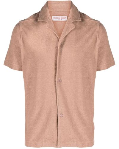 Orlebar Brown Camisa Howell - Rosa