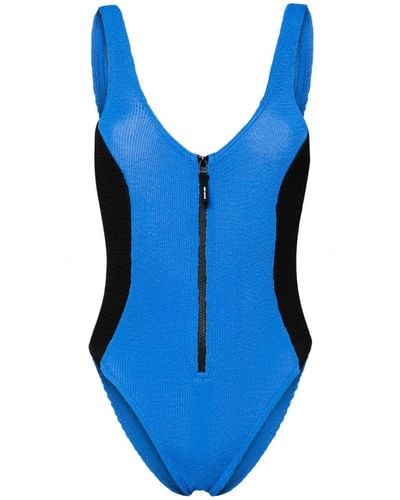 Bondeye Splice Mara Colour-block Swimsuit - Blue