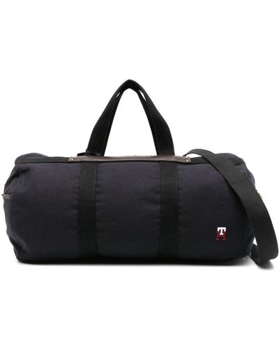 Tommy Hilfiger Logo-patch Zipped luggage Bag - Black