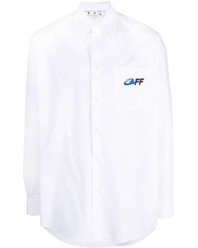 Off-White c/o Virgil Abloh Exactly The Opposite Oversized Shirt - White