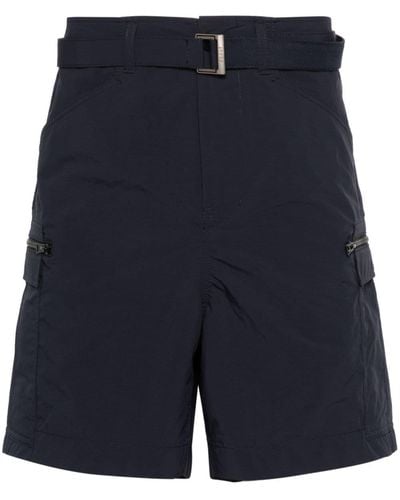 Sacai Taffeta Cargo Shorts - Blue