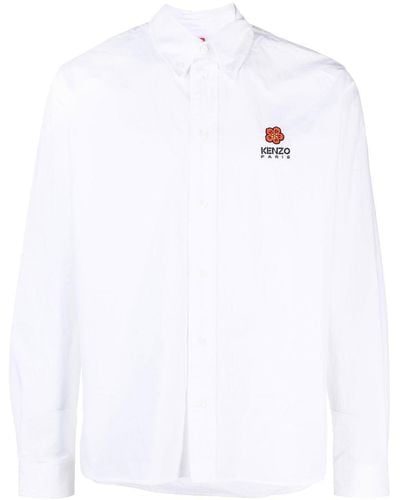 KENZO Button-down Overhemd - Wit