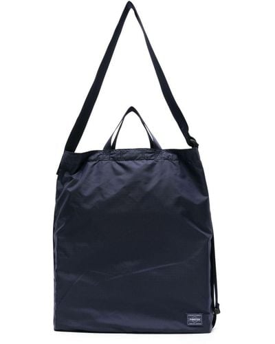 Porter-Yoshida and Co Flex Ripstop Shoulder Bag - Blue