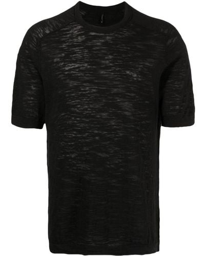 Transit T-shirt Met Ronde Hals - Zwart